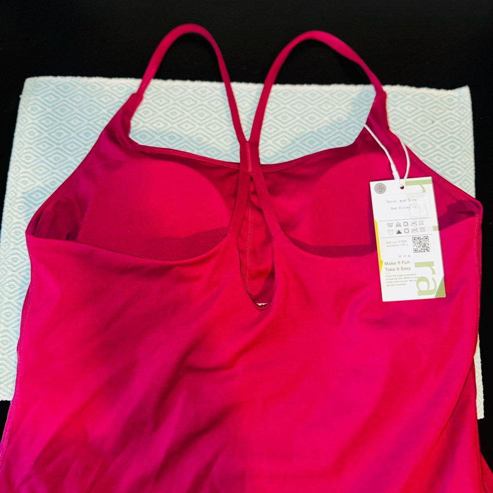 Halara dress with shorts NWT size L (violet)
